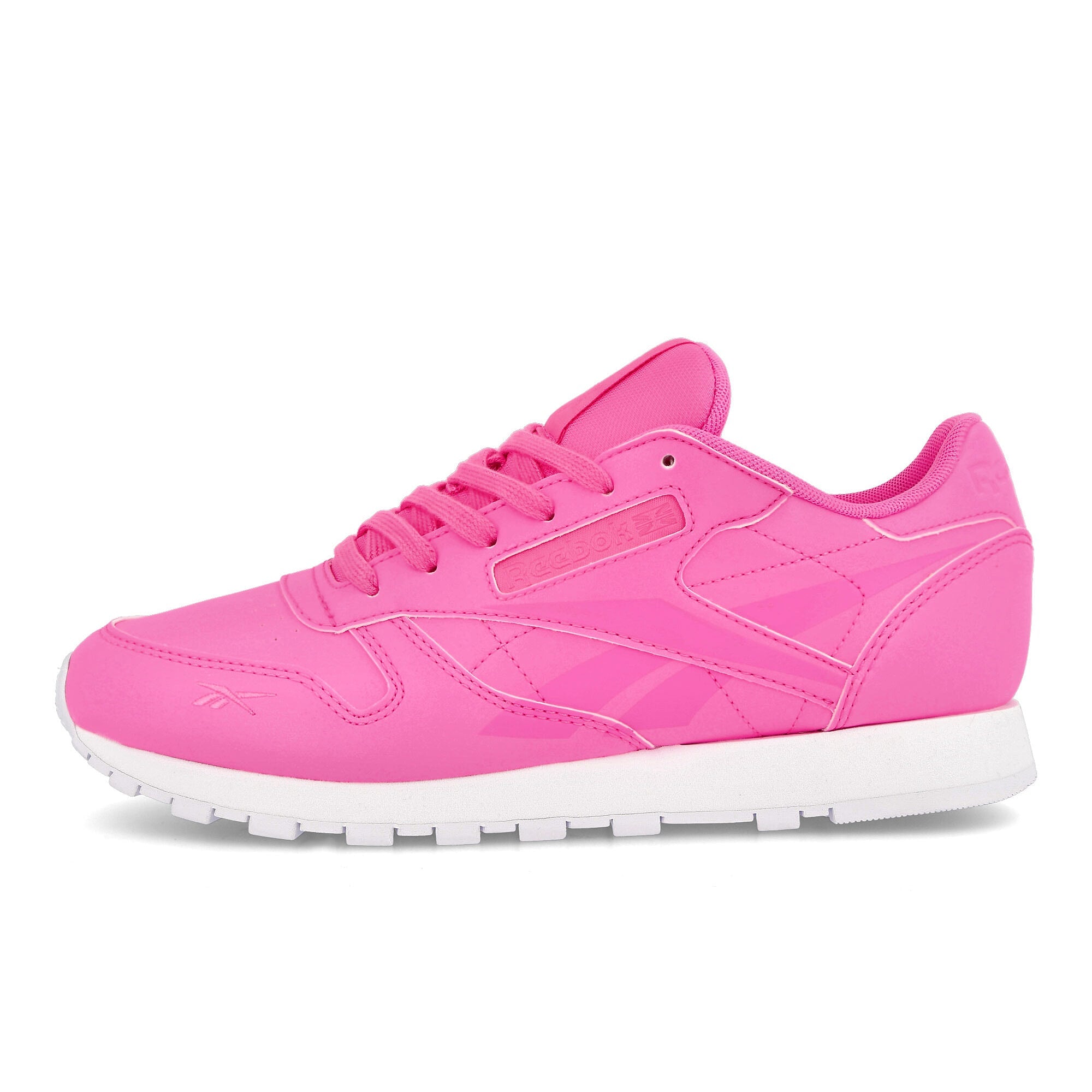 Reebok wmns classic leather Electro Pink / Electro Pink / White FV1079 | Overkill