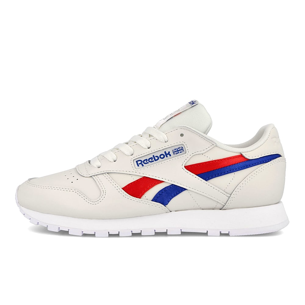 Reebok wmns classic leather Chalk-Vector Red-Vector Blue Sneakers FV1081 | Overkill