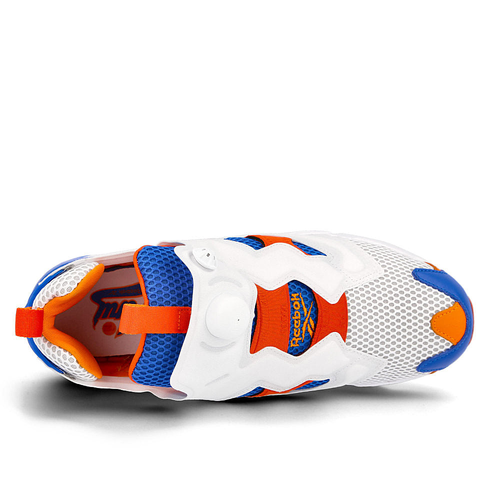 Reebok instapump fury og White-Dynamic Blue-High Vis Orange Sneakers Detailfoto | Overkill