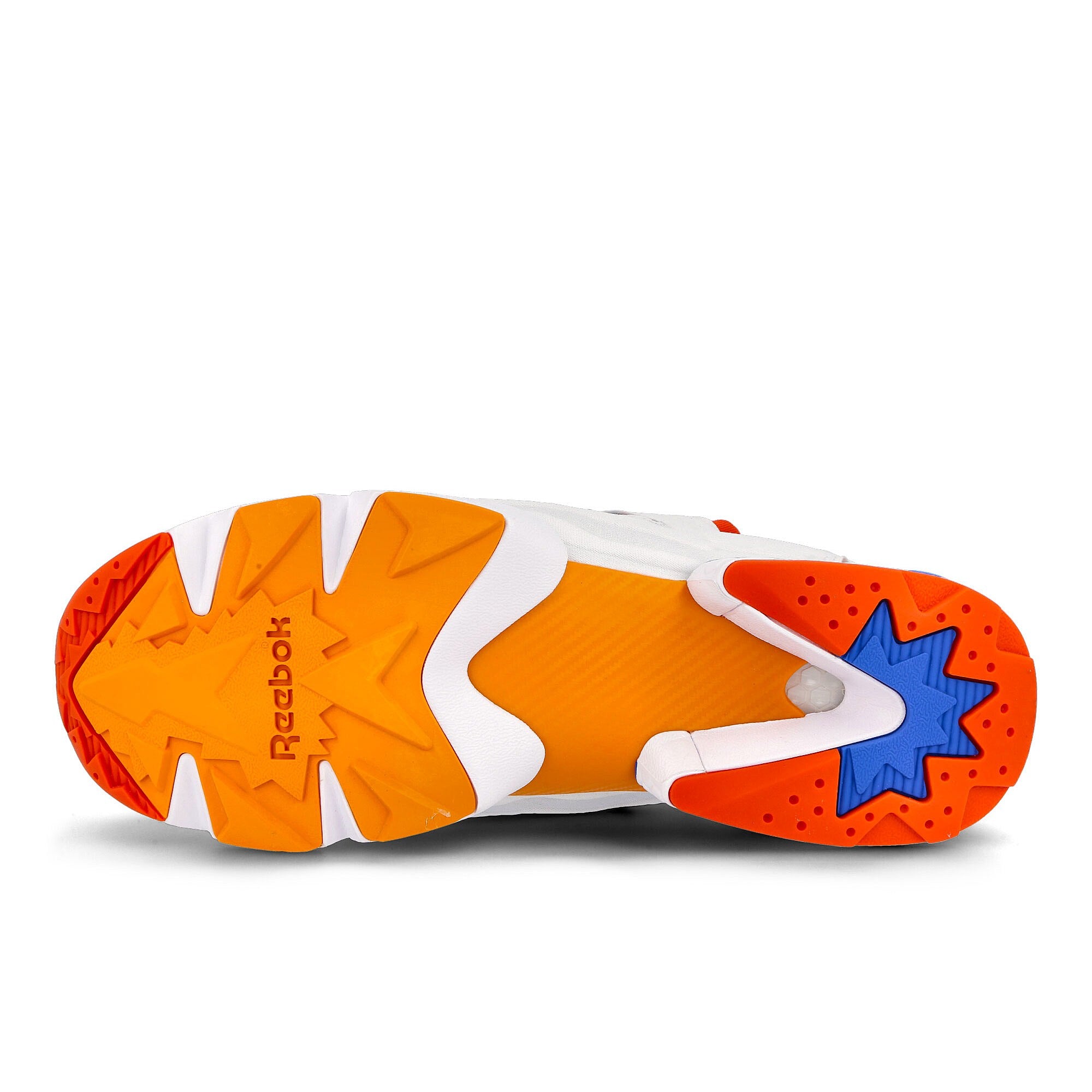 Reebok instapump fury og White-Dynamic Blue-High Vis Orange Sneakers Detail View 1 | Overkill