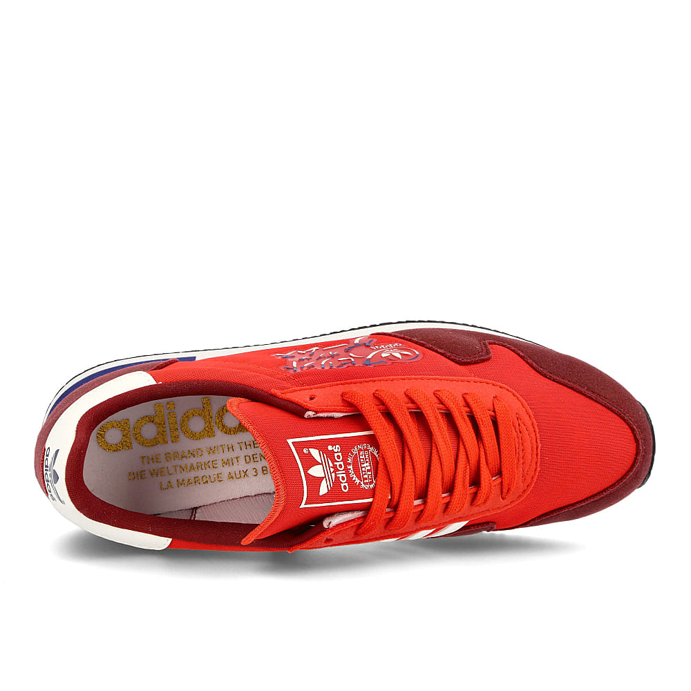 adidas spirit of the games Collegiate Red-Off White-Tech Indigo Low Top Sneakers Detailfoto | Overkill