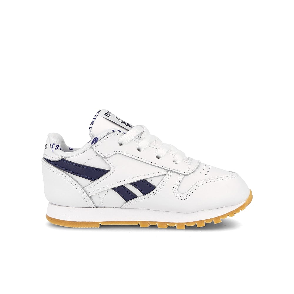 Reebok classic leather infants White-Vector Navy Low Top Sneakers Silhouette | Overkill