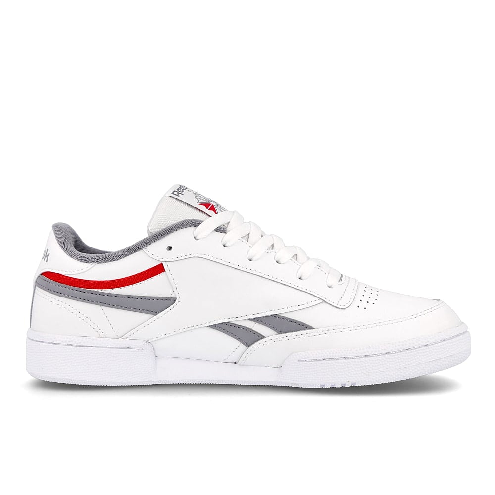Reebok club c revenge White-Cold Grey 4-Vector Red Sneakers Silhouette | Overkill