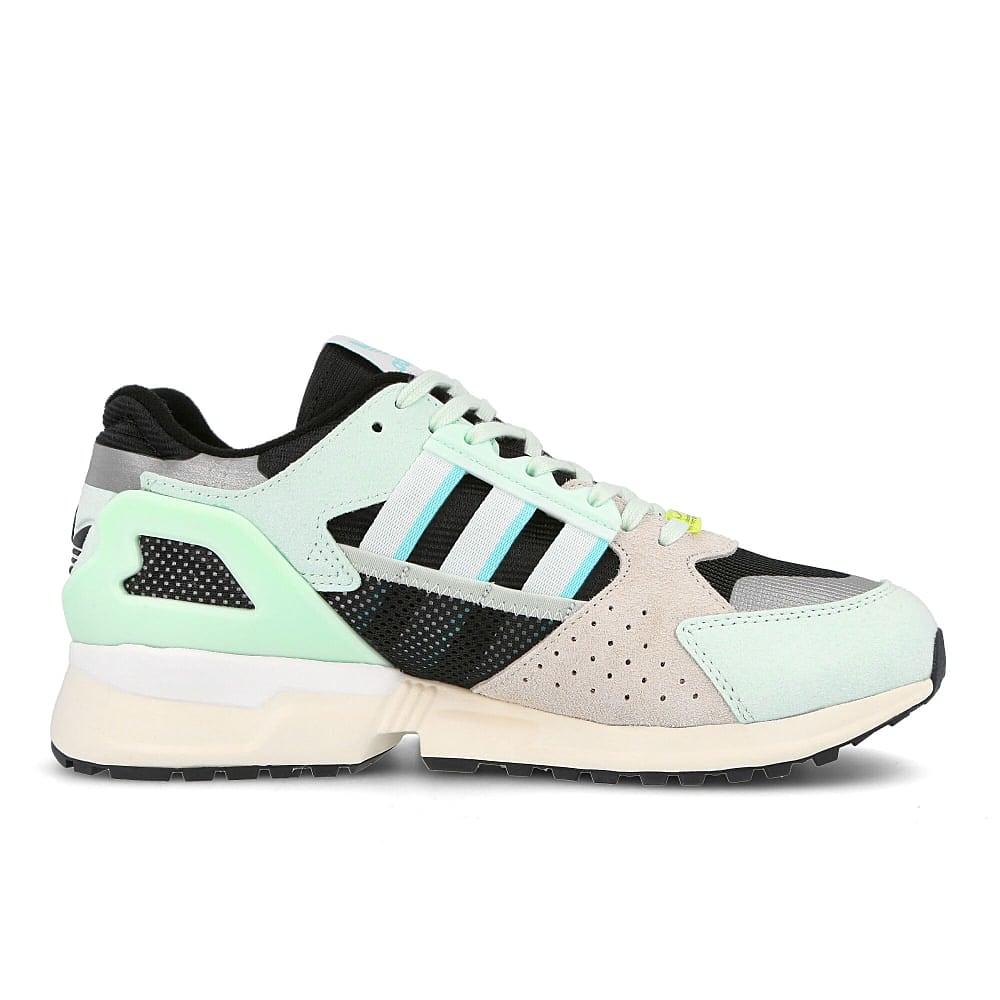 adidas zx 10.000 c Dash Green-Clear Aqua-Core Black Sneakers Silhouette | Overkill