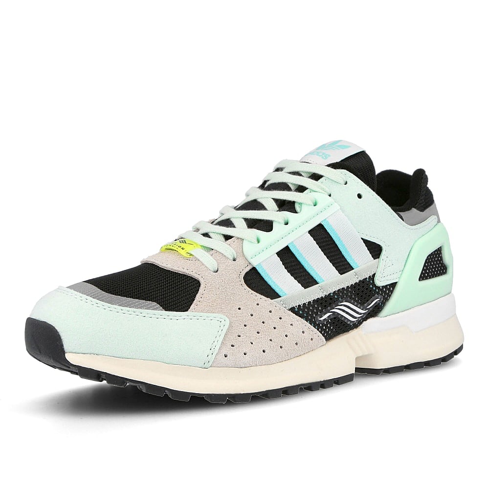 adidas zx 10.000 c Dash Green-Clear Aqua-Core Black Sneakers Close Up | Overkill