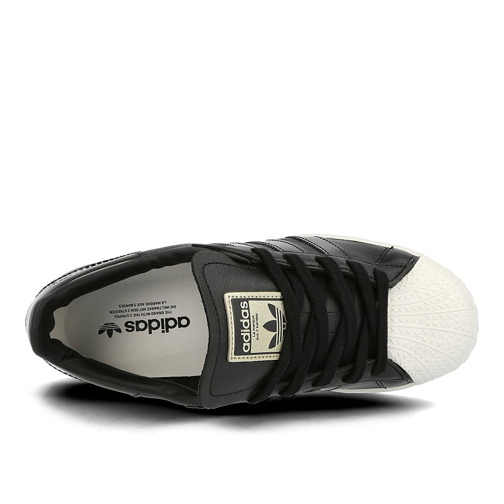 adidas wmns superstar bold Core Black-Off White-Gold Metallic Sneakers Detailfoto | Overkill