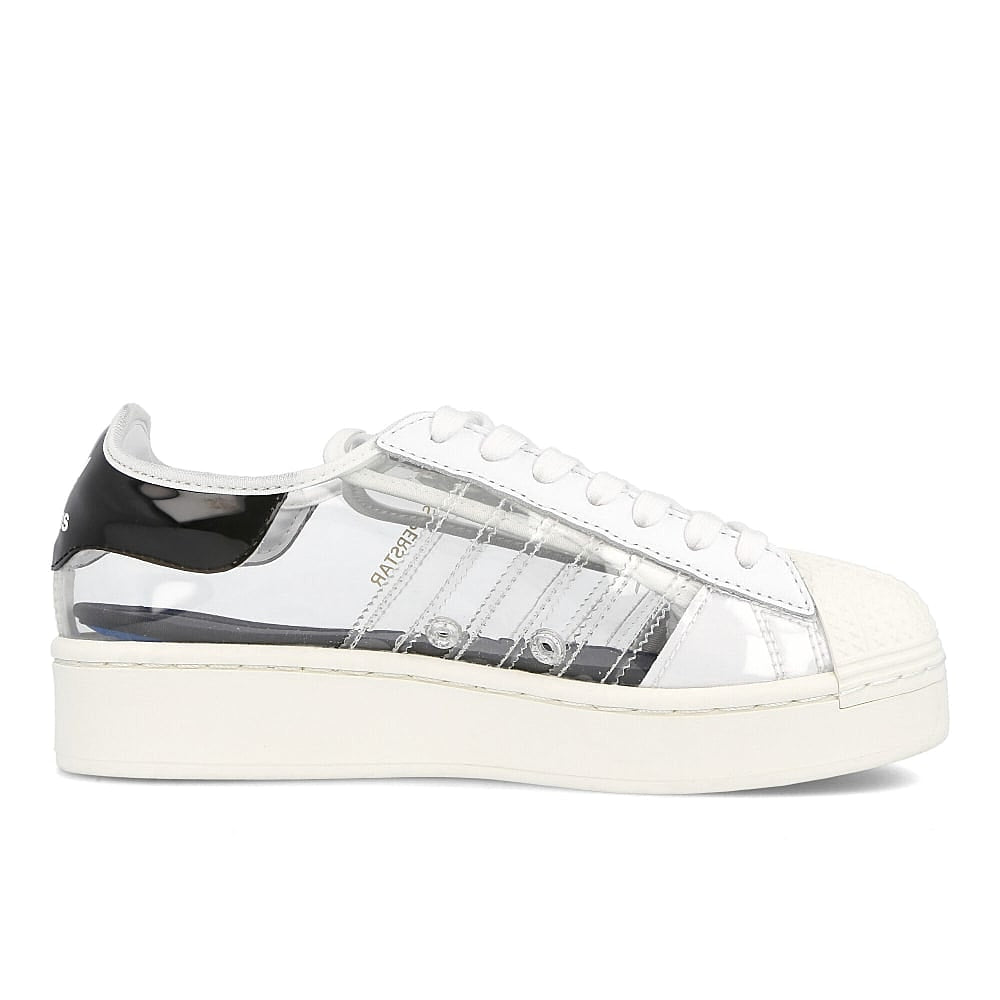 adidas wmns superstar bold Cloud White-Off White-Core Black Sneakers Silhouette | Overkill