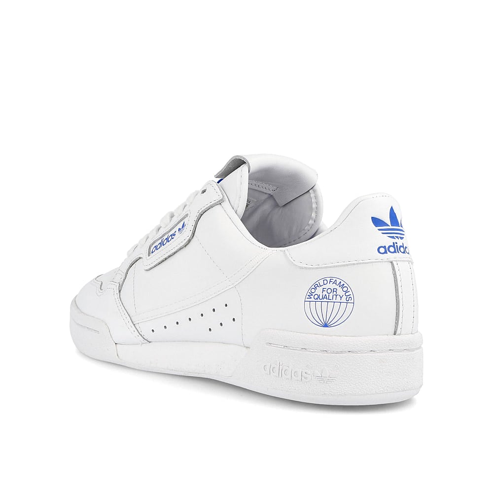 adidas continental 80 Running White / Running White / Blue Bird Close-up | Overkill