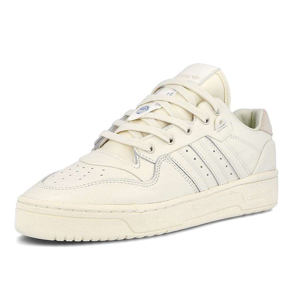adidas rivalry low Off White-Off White-Running White Sneakers Close Up | Overkill