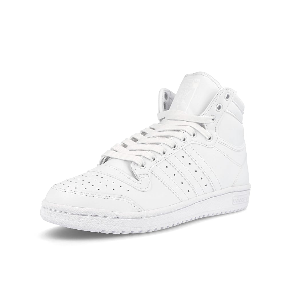 adidas top ten Footwear White-Chalk White-Footwear White Sneakers Close Up | Overkill