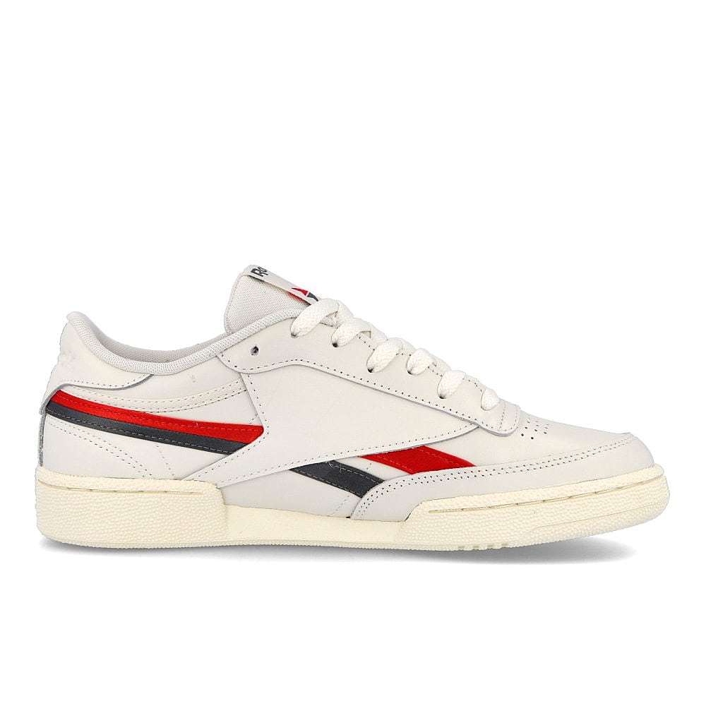 Reebok club c revenge Chalk-Vector Red-True Grey Sneakers Silhouette | Overkill