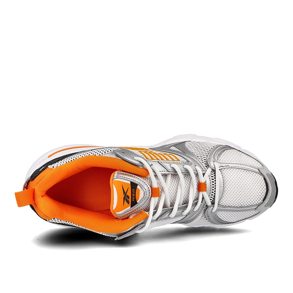 Reebok premier White / Matte Silver / High Vis Orange Detail view 1 | Overkill