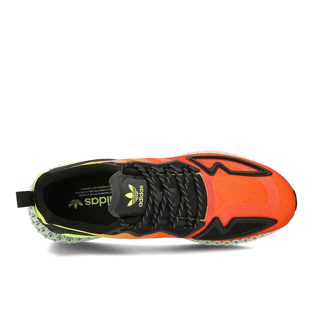 adidas zx 2k 4d Solar Yellow / Hi-res Red / Core Black Detail view 1 | Overkill