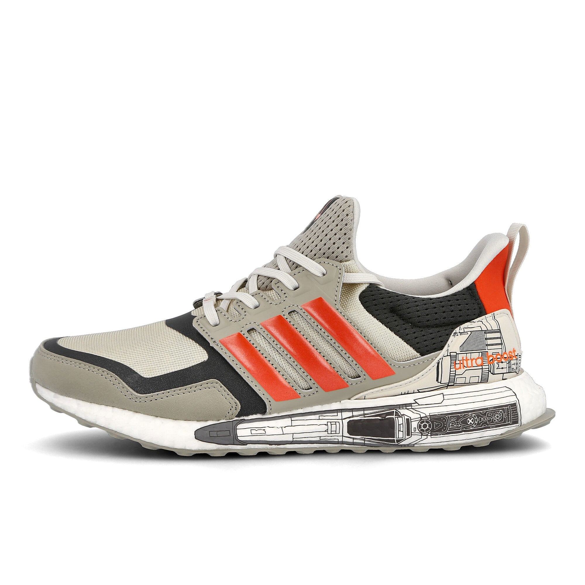 adidas Star Wars x adidas UltraBOOST S&L Sesame-Active Orange-Carbon Sneakers FW0536 | Overkill