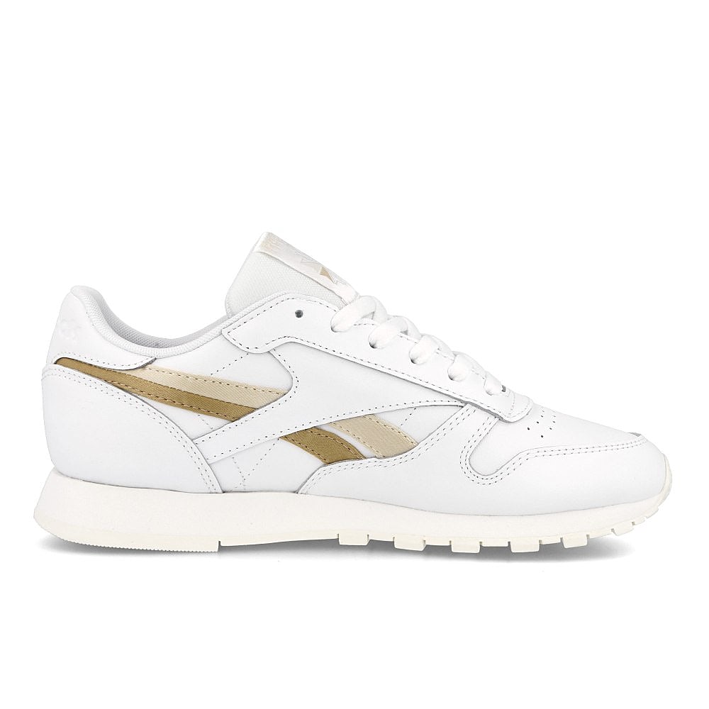Reebok wmns classic leather White-Alabaster-Utility Beige Sneakers Silhouette | Overkill