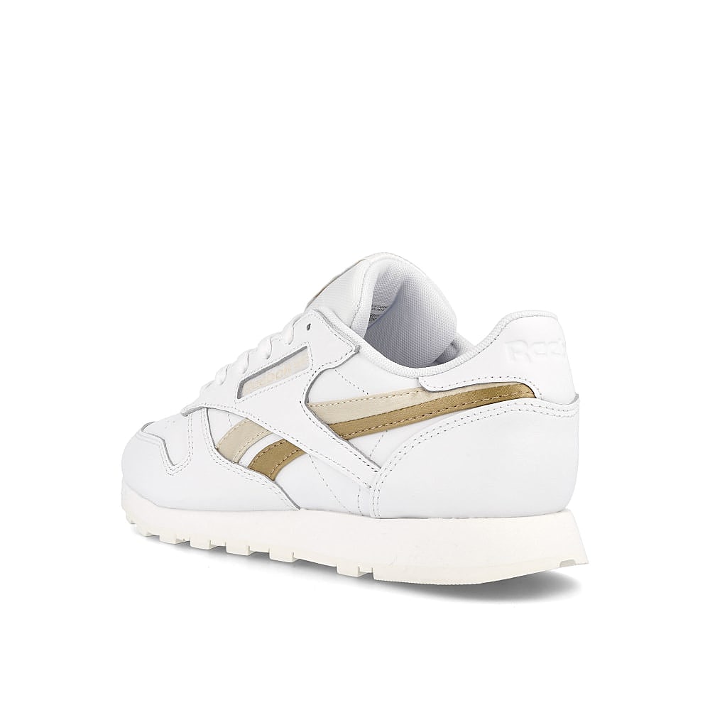 Reebok wmns classic leather White-Alabaster-Utility Beige Sneakers Material | Overkill