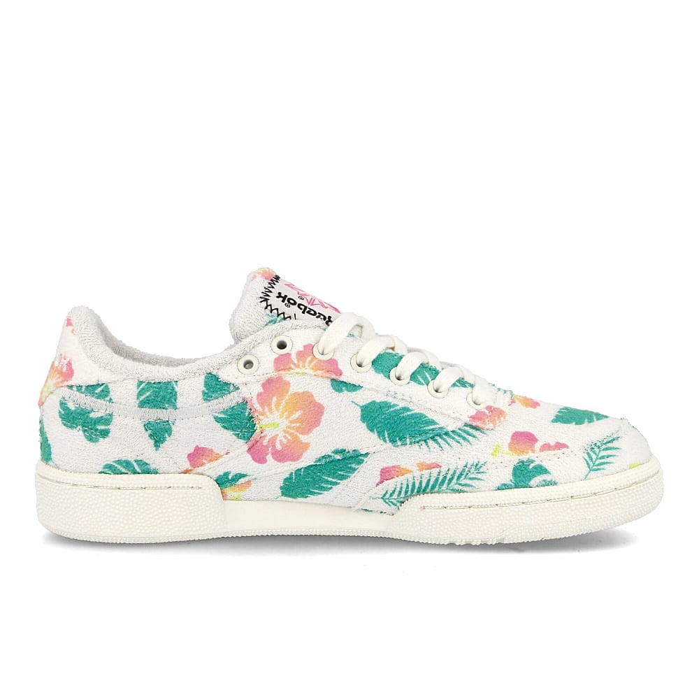 Reebok wmns club c 85 Chalk-Black-Court Green Sneakers Silhouette | Overkill