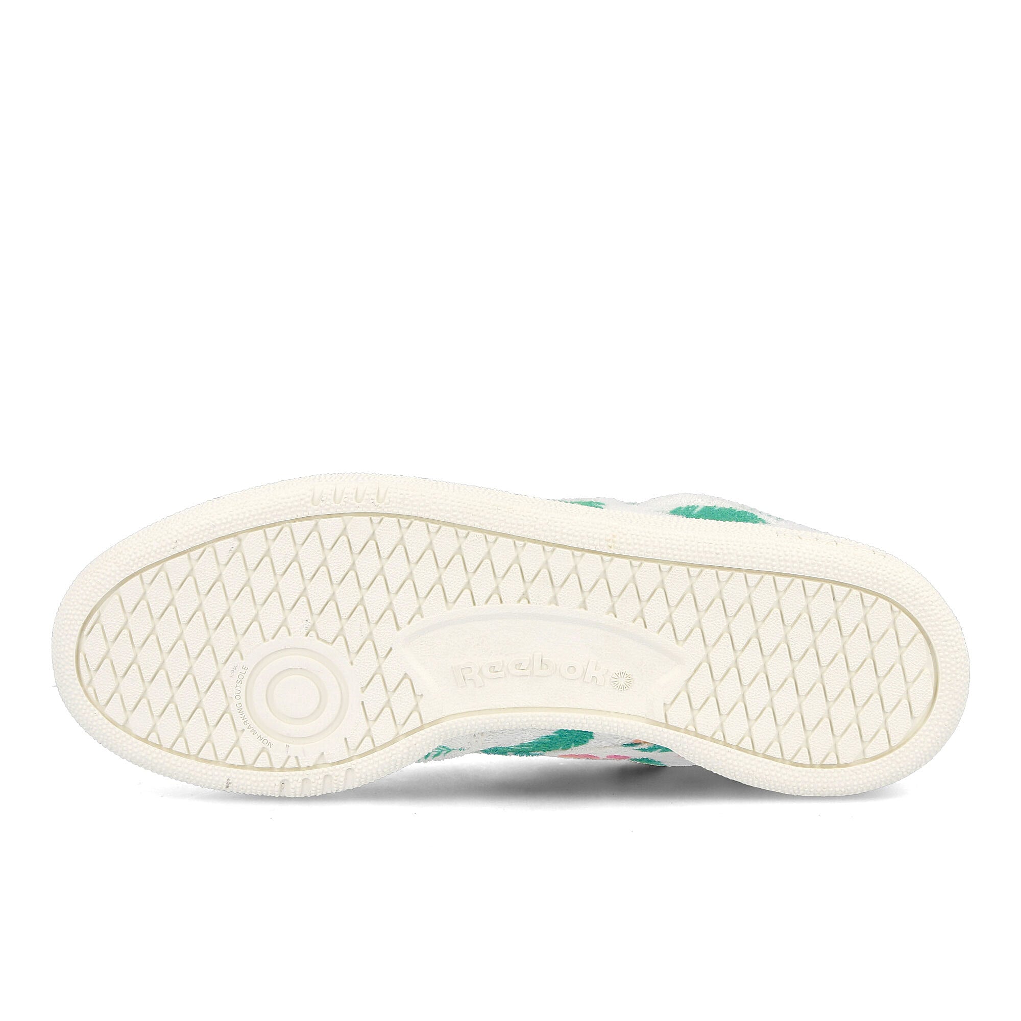 Reebok wmns club c 85 Chalk-Black-Court Green Sneakers Detail View 1 | Overkill