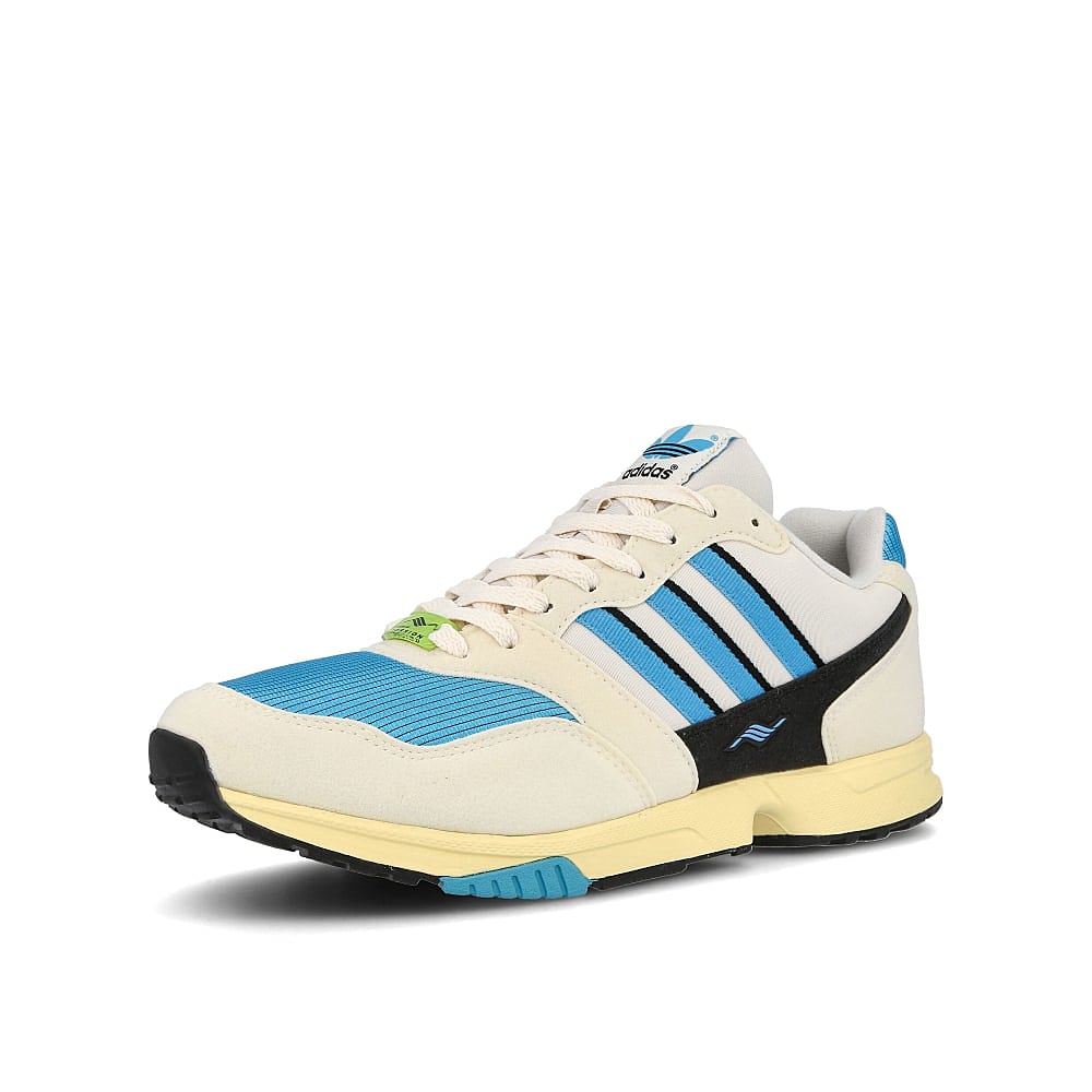 adidas ZX 1000 OG Cream White / Core Black / Chalk White Low Top Sneakers FW1485 Close-up | Overkill