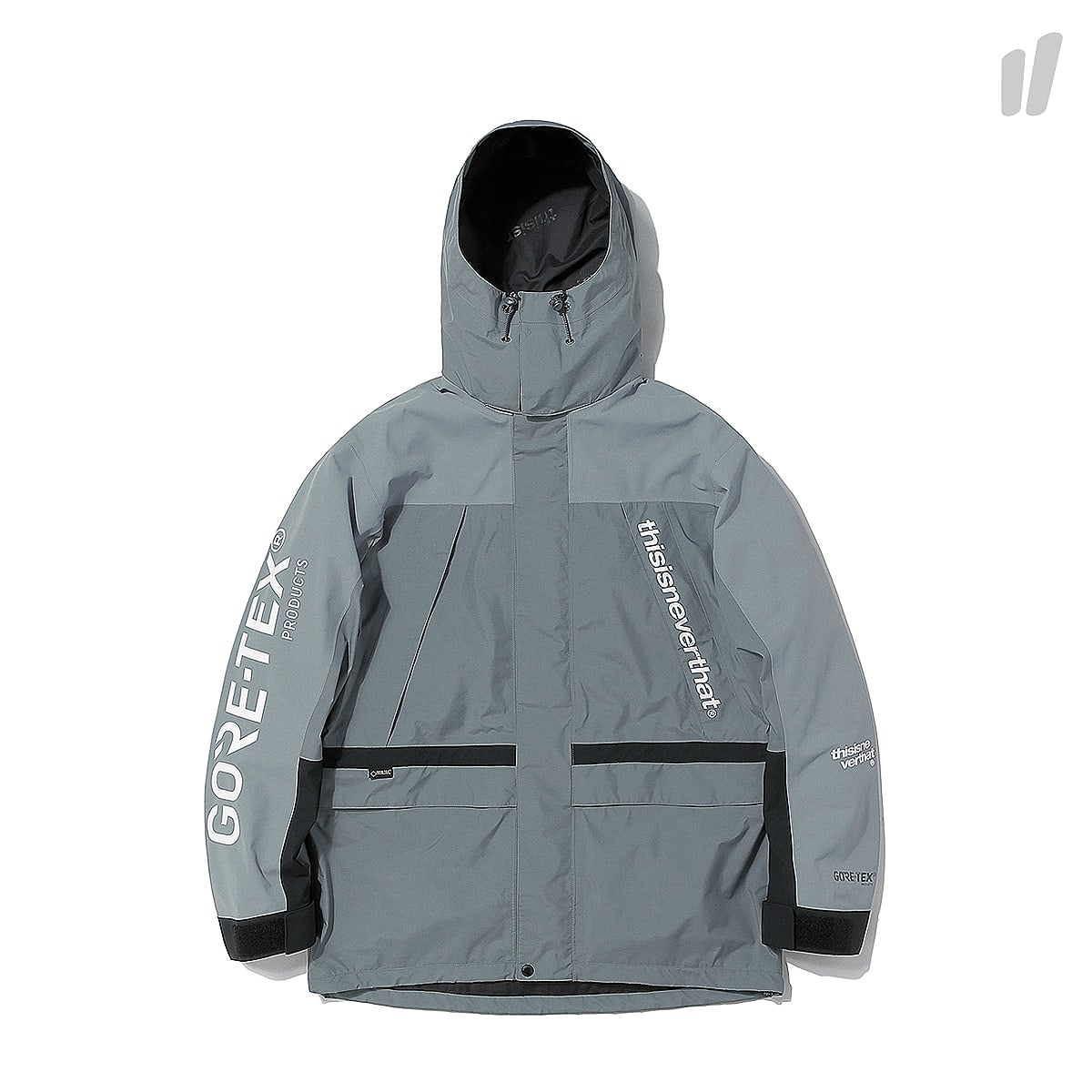 thisisneverthat Gore Tex x thisisneverthat City Peak Jacket Grey Windbreaker GT18F0W001 | Overkill