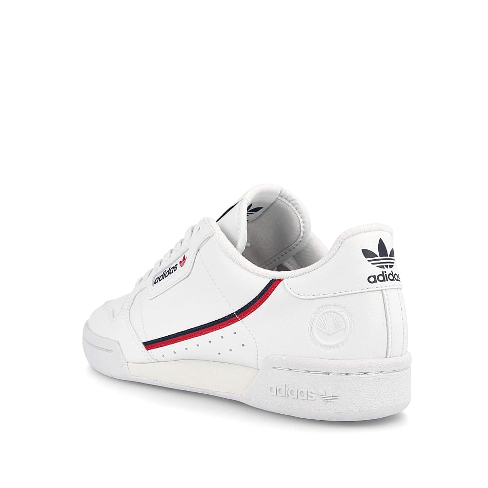 adidas Continental 80 Vegan Footwear White-Collegiate Navy-Scarlet Sneakers Material | Overkill
