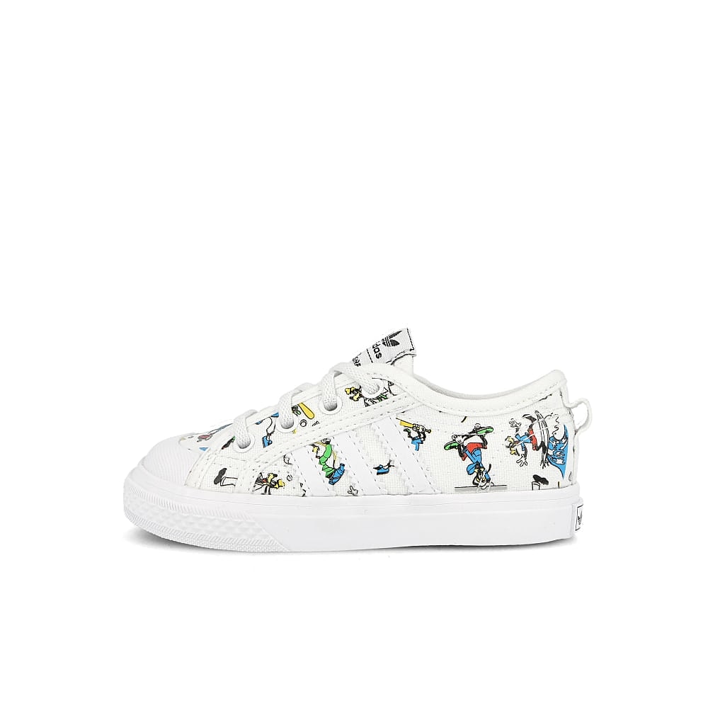 adidas Disney x adidas Nizza Sport Goofy Infant Footwear White / Scarlet / Core Black FW3822 | Overkill