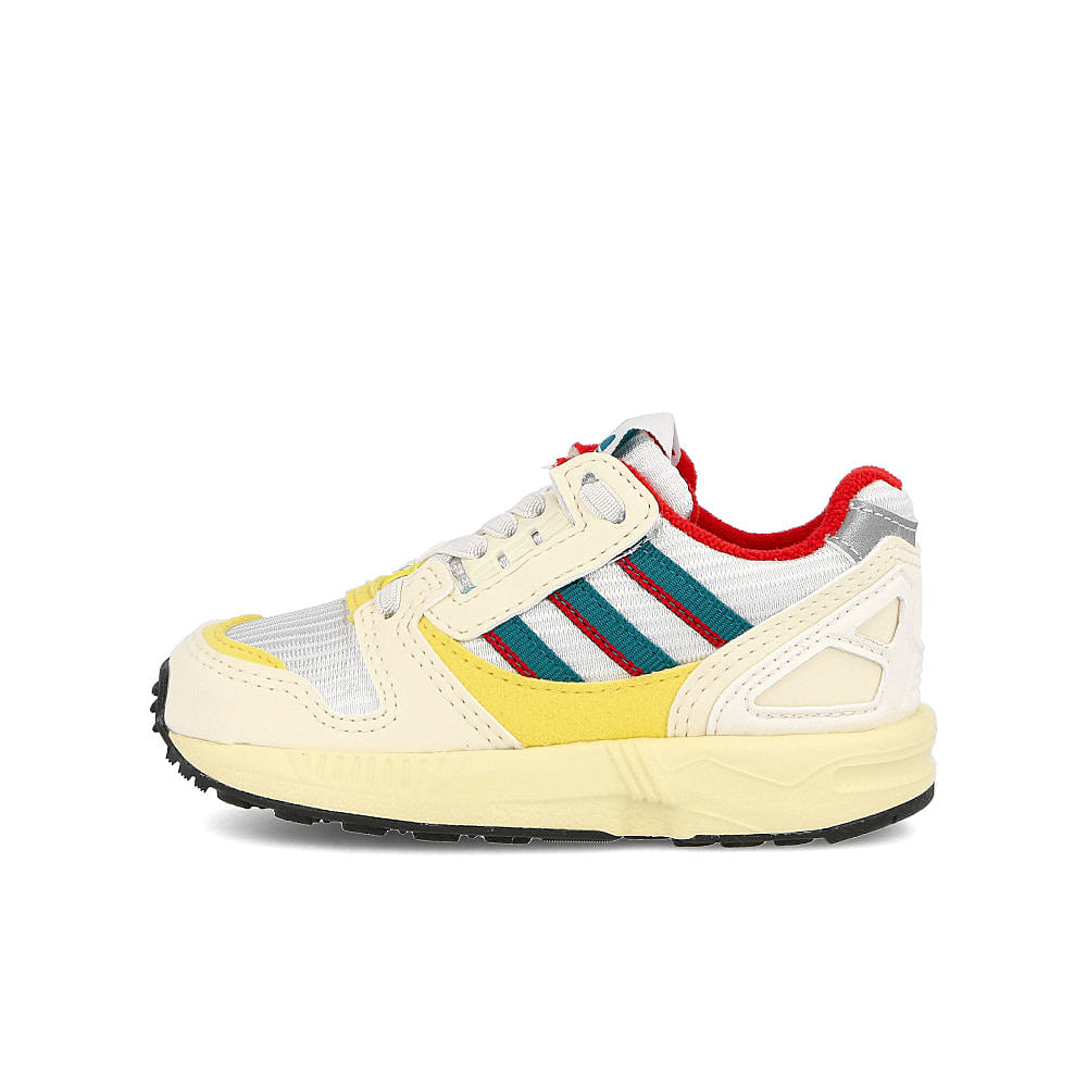 adidas zx 8000 el infants Crystal White-Scarlet-Core Black Sneakers FW4484 | Overkill