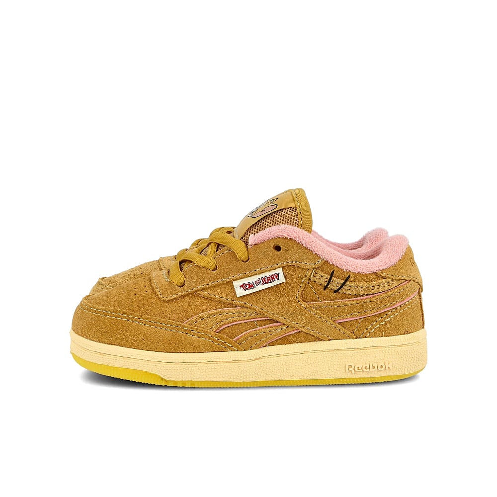Reebok Tom & Jerry x Reebok Club C Revenge MU Infants Bold Brass-Bold Brass-Quiet Pink Sneakers FW4654 | Overkill