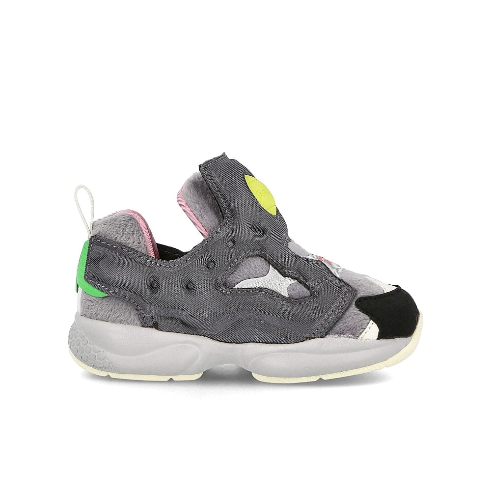 Reebok Tom & Jerry x Reebok Versa Pump Fury Cold Grey-Hero Yellow-Black Sneakers Silhouette | Overkill