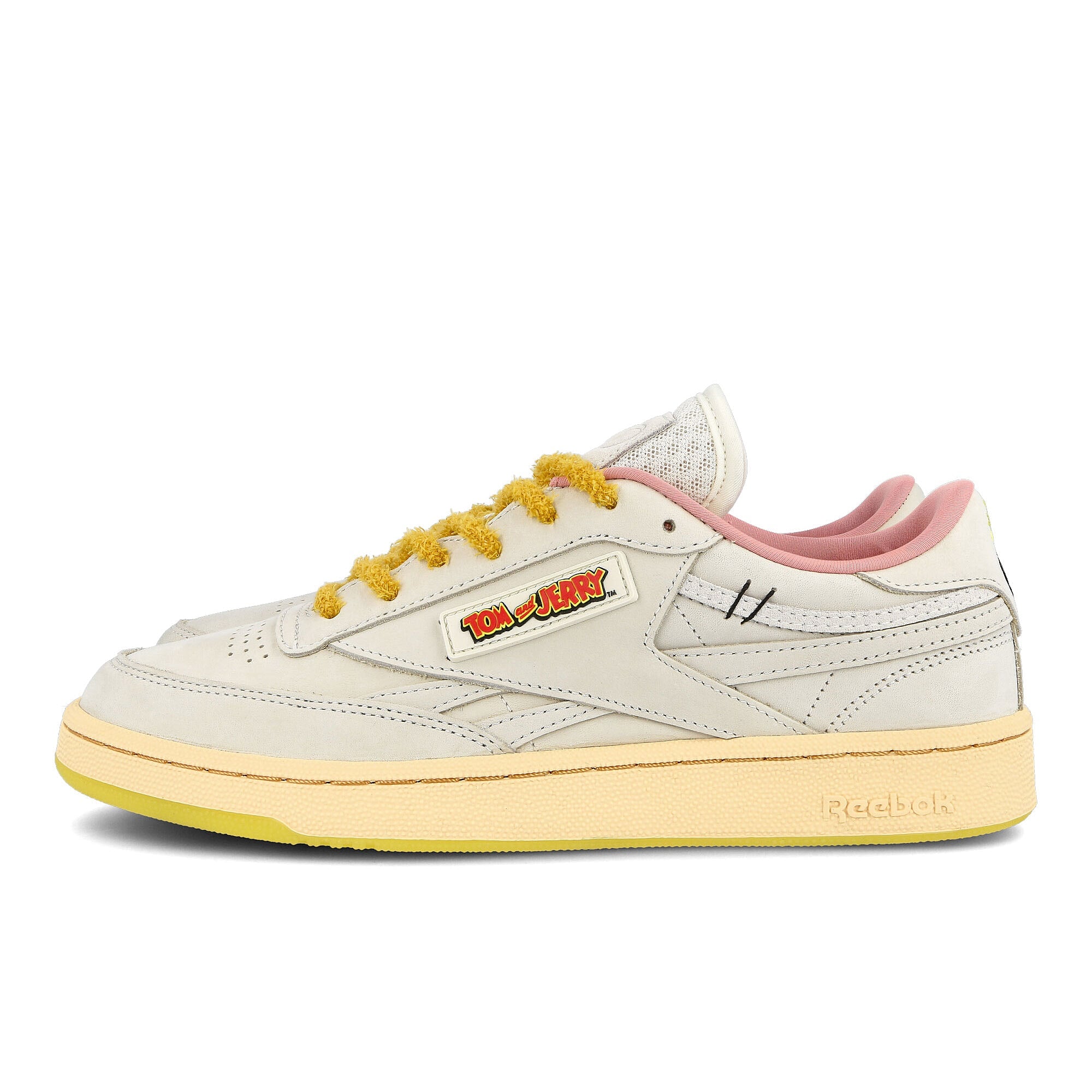 Reebok Tom & Jerry x Reebok Club C Revenge MU Chalk / Chalk / Pink FW4681 | Overkill