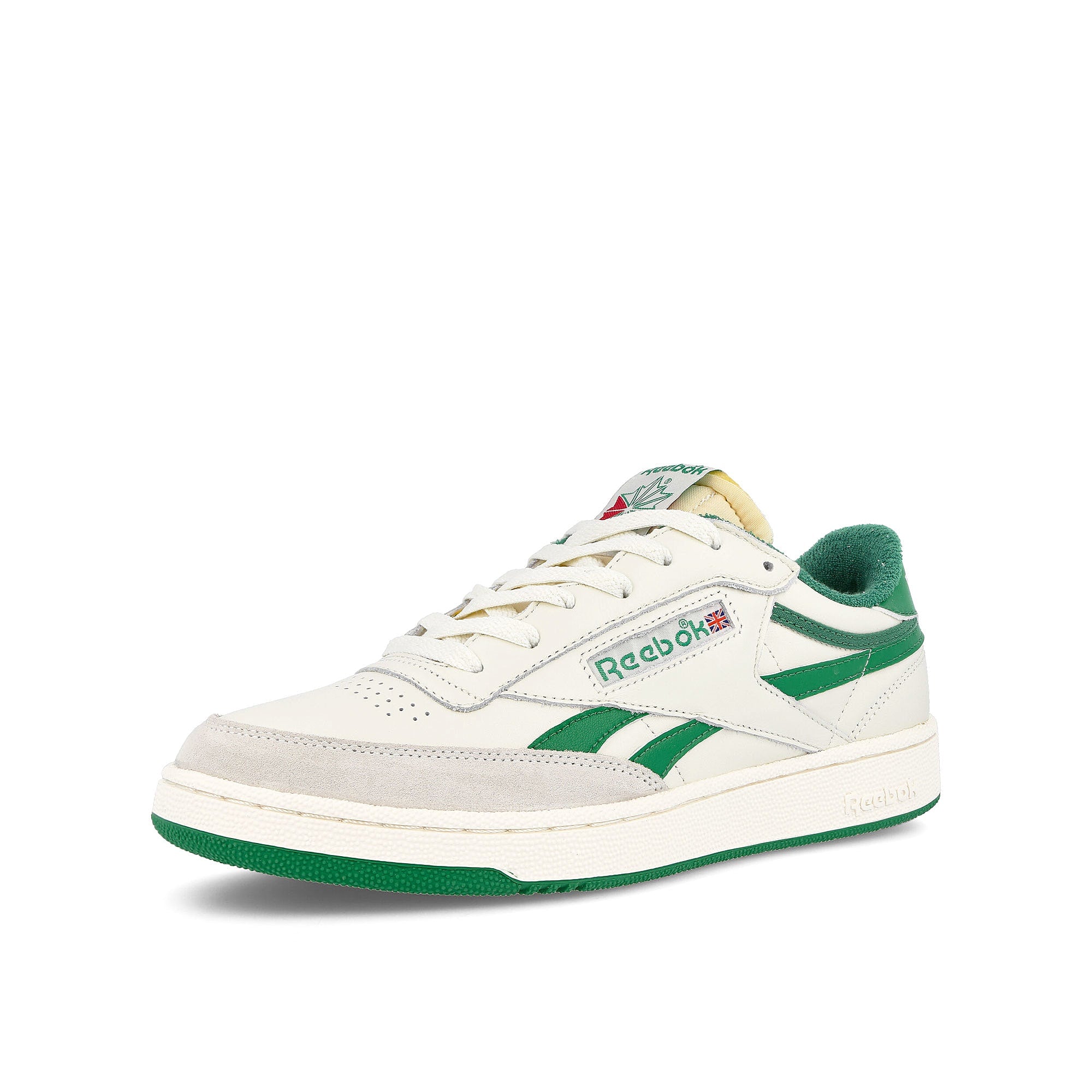 Reebok club c revenge vintage Chalk / Paperwhite / Glen Green Detailfoto | Overkill