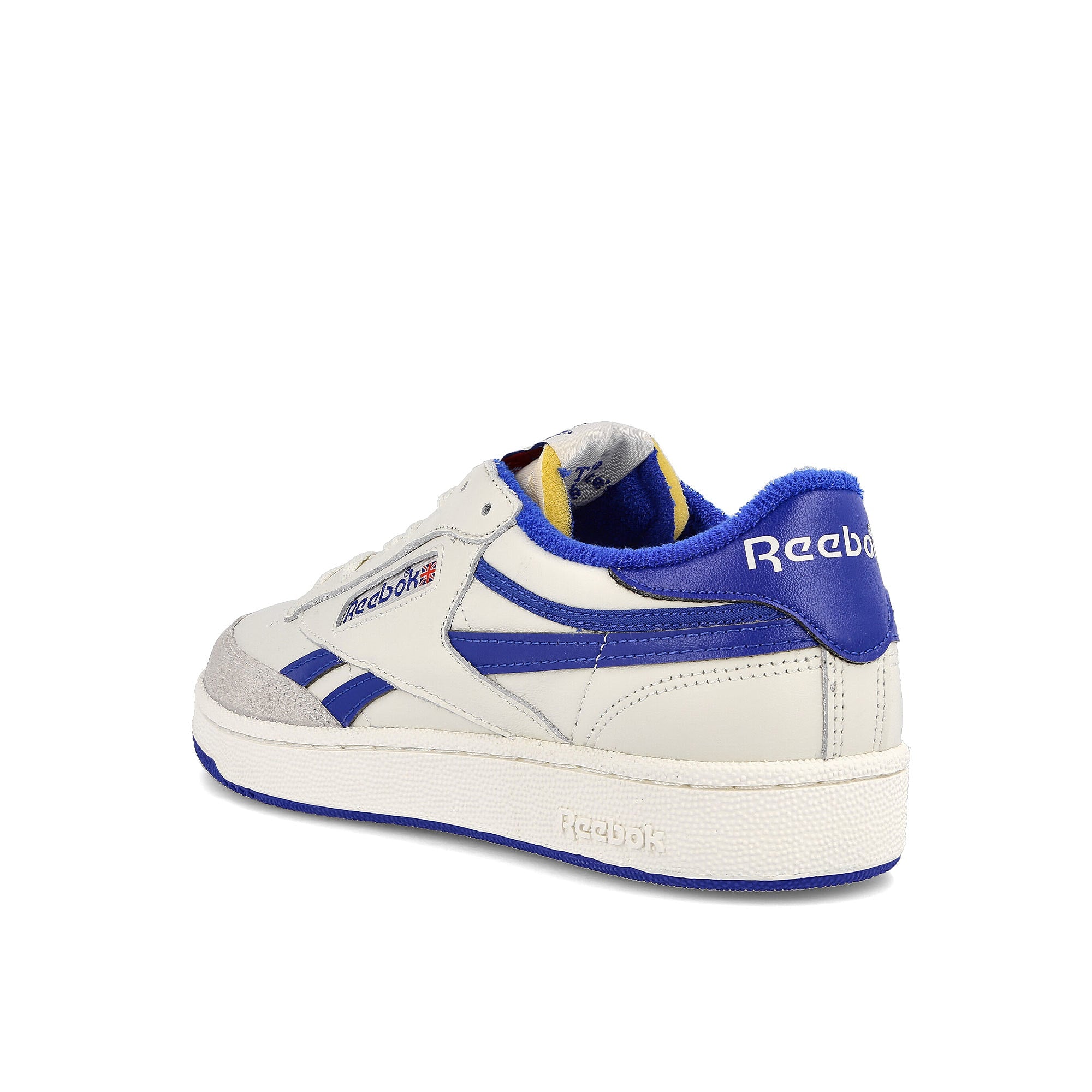 Reebok club c revenge vintage Chalk-Collegiate Royal-Ex Cellent Red Low Top Sneakers Material | Overkill