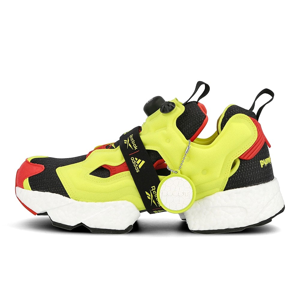 Reebok adidas x Reebok Instapump Fury BOOST Black-Hypergreen-Reebok Red Low Top Sneakers FW5305 | Overkill