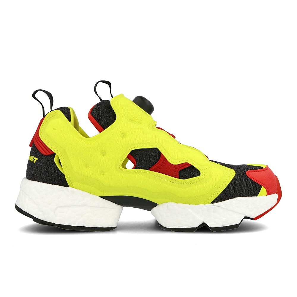 Reebok adidas x Reebok Instapump Fury BOOST Black-Hypergreen-Reebok Red Low Top Sneakers Silhouette | Overkill