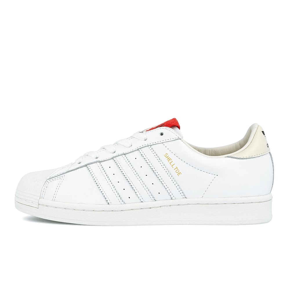 adidas 424 x adidas Shelltoe ChalkWhiet-Chalk White-Scarlet Low Top Sneakers FW7624 | Overkill