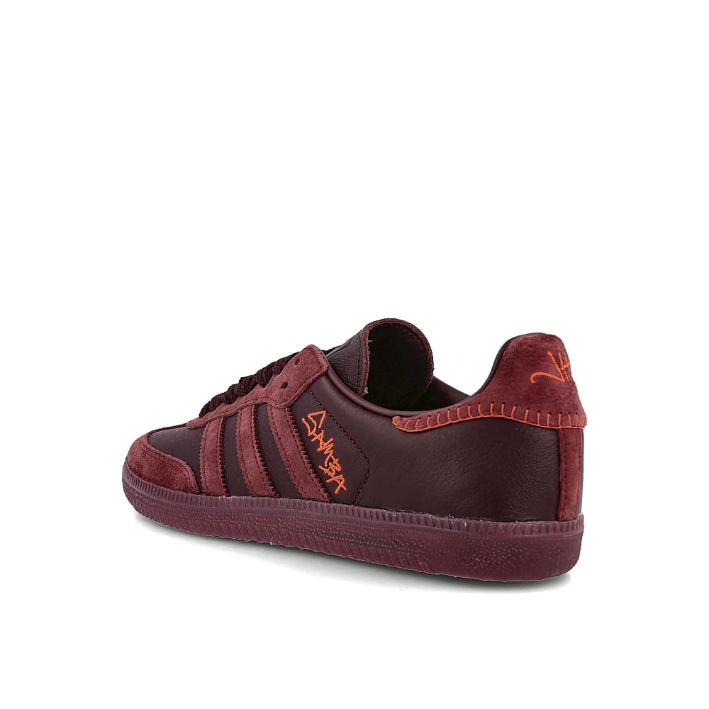 adidas Jonah Hill x adidas Consortium Samba Maroon-Nobmar-Ecrtin Sneakers Material | Overkill