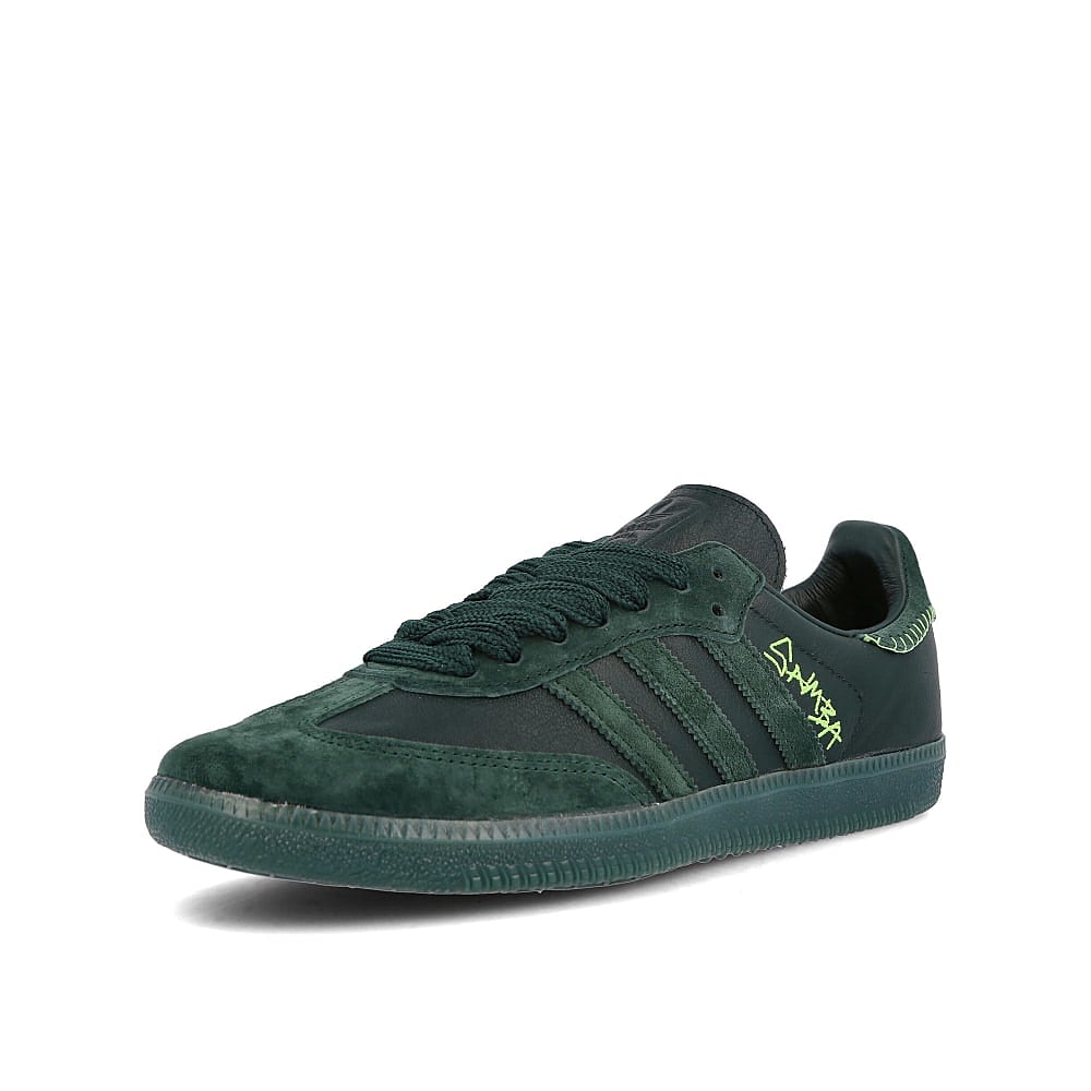 adidas Jonah Hill x adidas Consortium Samba Grnnit-Mingre-Ecrtin Sneakers Close Up | Overkill