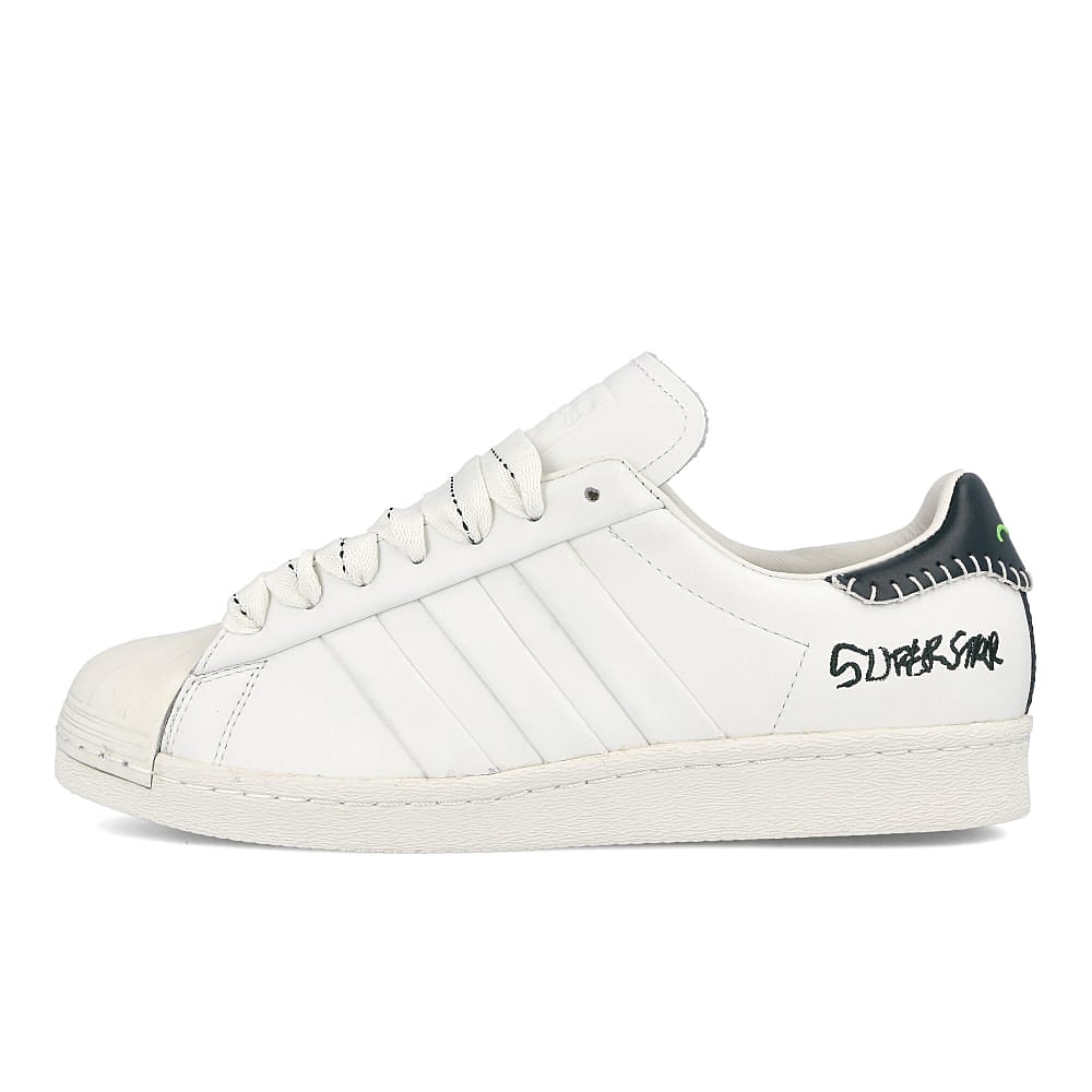 adidas Jonah Hill x adidas Superstar Cloud White-Green Night-Off White Sneakers FW7577 | Overkill