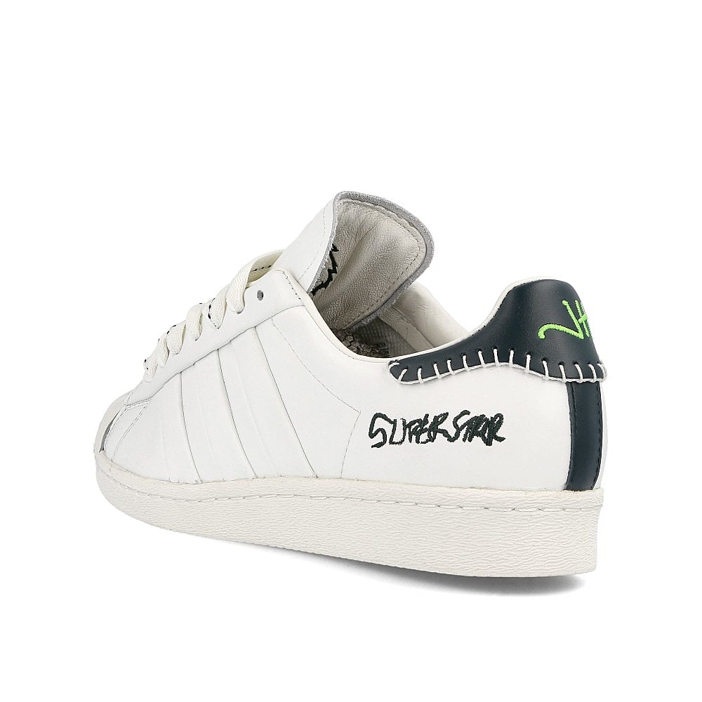 adidas Jonah Hill x adidas Superstar Cloud White-Green Night-Off White Sneakers Material | Overkill