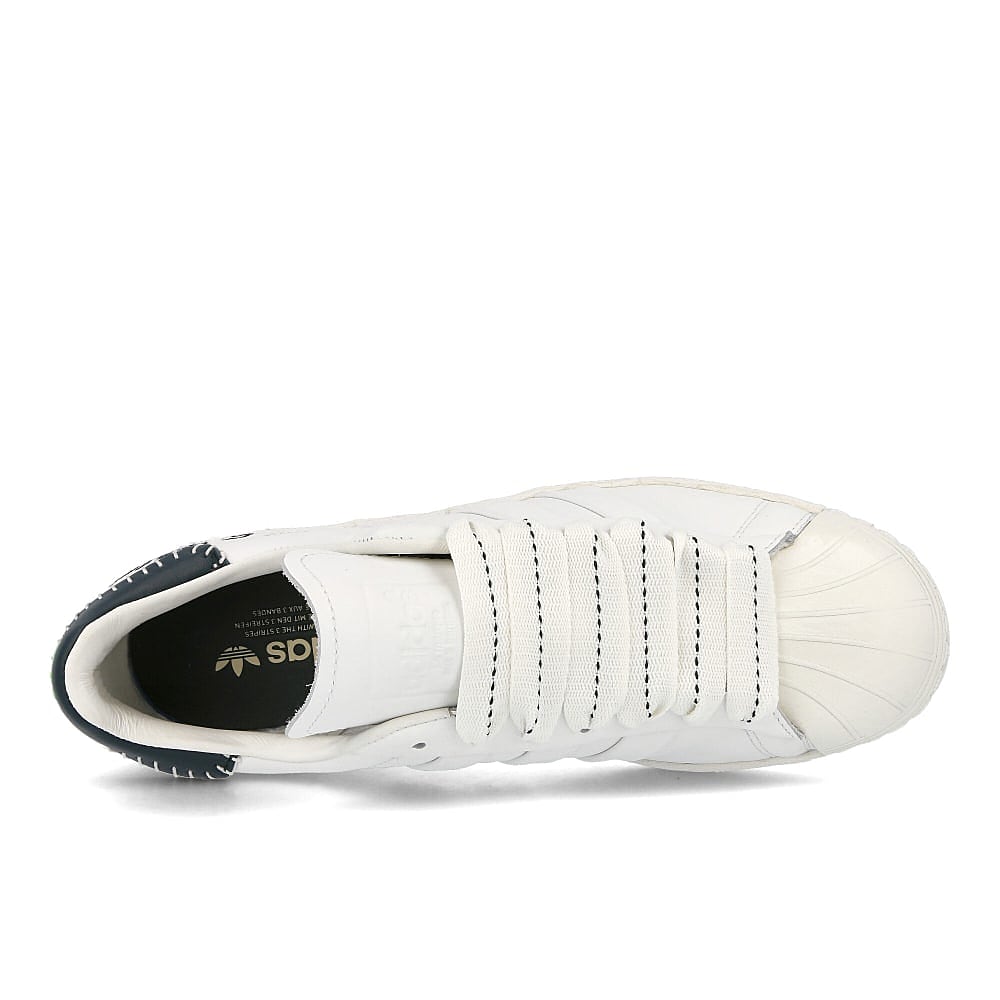 adidas Jonah Hill x adidas Superstar Cloud White-Green Night-Off White Sneakers Detailfoto | Overkill