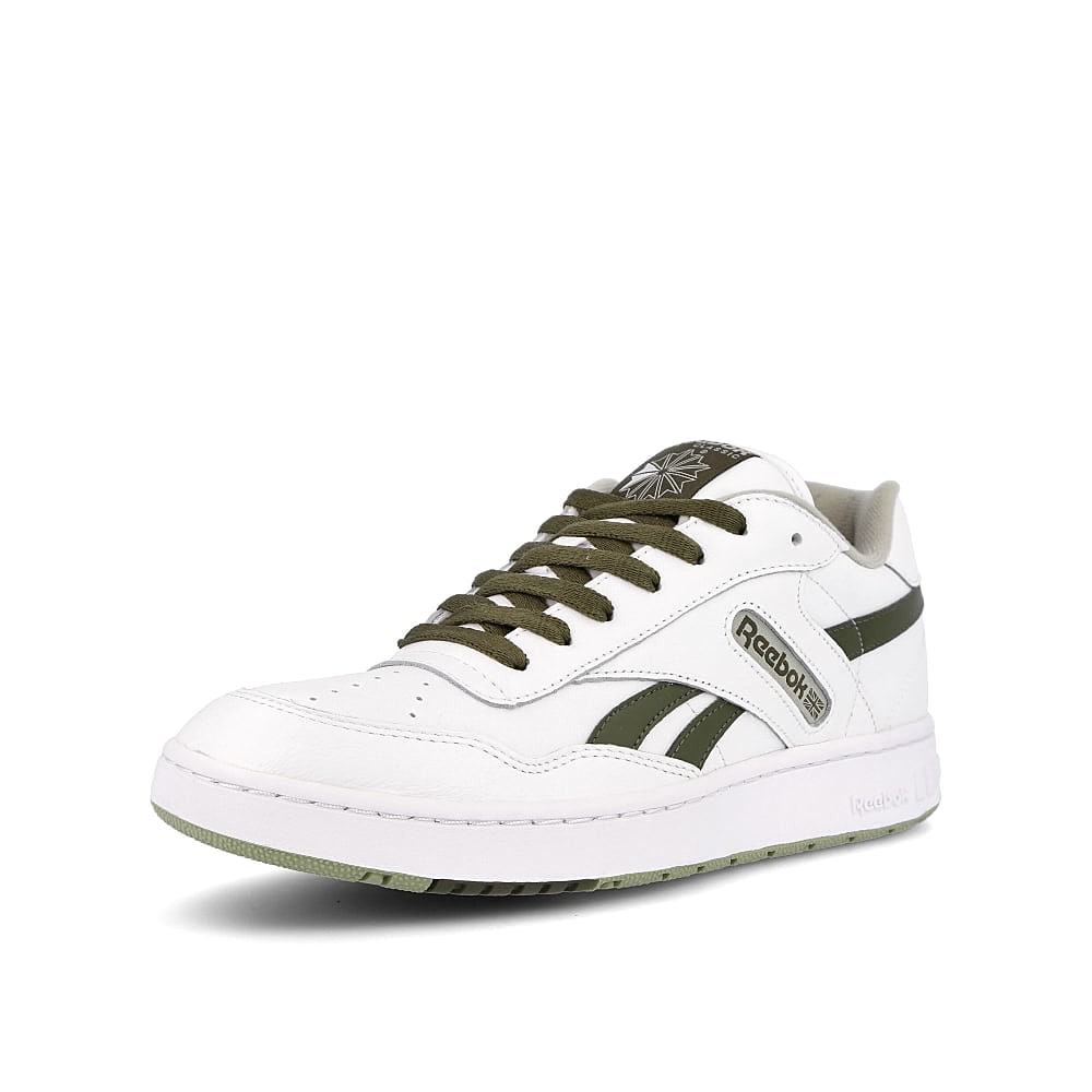 Reebok bb 4000 White-Poplar Green-Mystic Grey Sneakers Close Up | Overkill