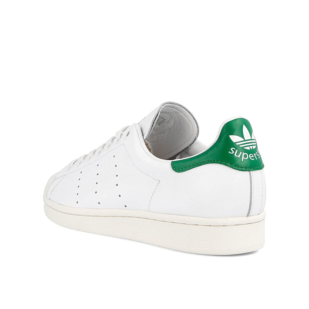 adidas superstan Footwear White / Footwear White / Green Close-up | Overkill