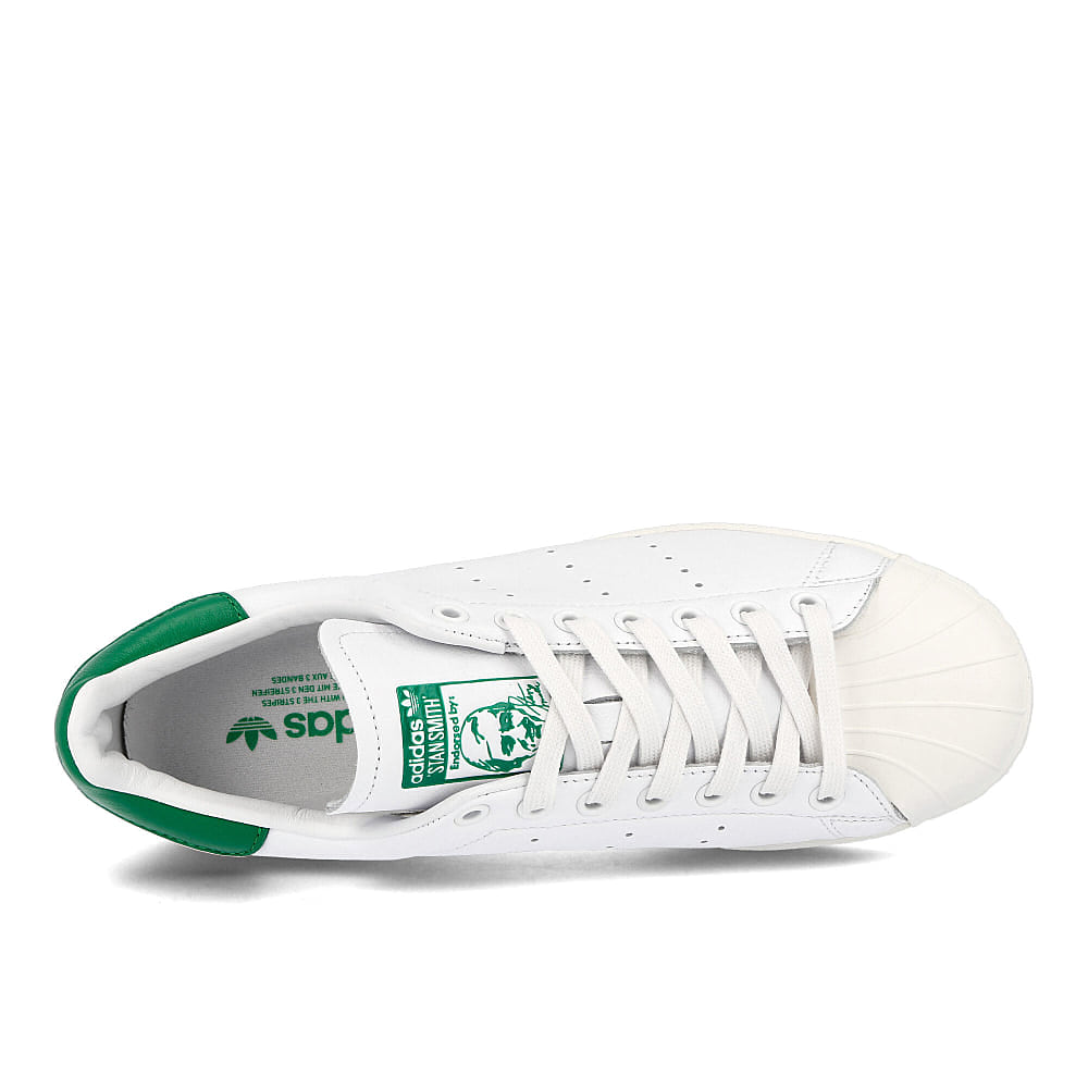 adidas superstan Footwear White / Footwear White / Green Detail view 1 | Overkill