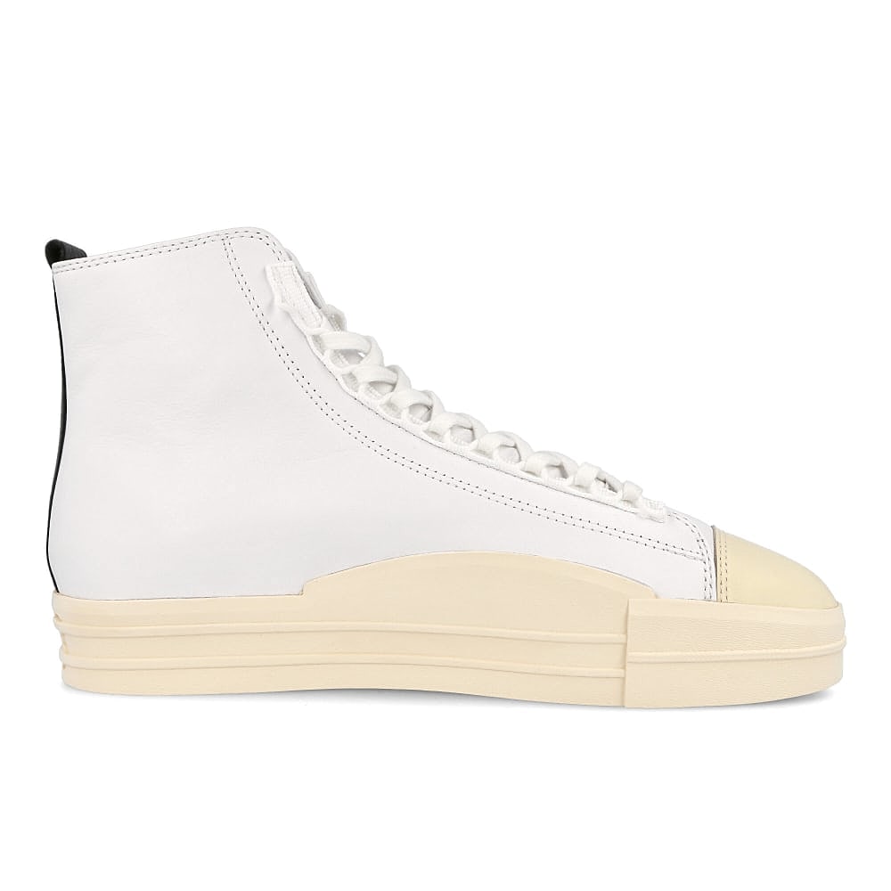 Y-3 yuben mid Core White-Black-Ecru Tint Sneakers Silhouette | Overkill