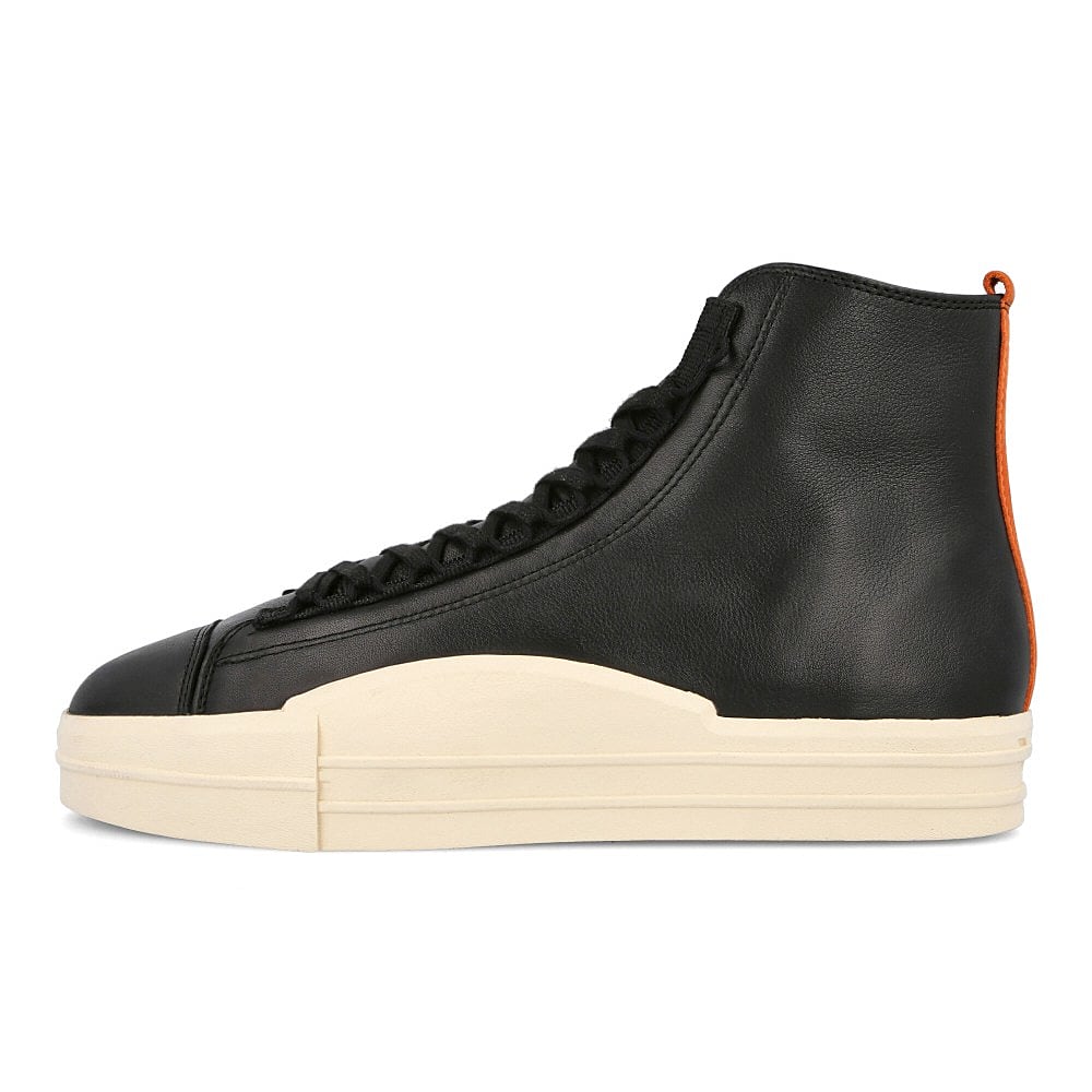 Y-3 yuben mid Core Black-Core Black-Fox Orange Sneakers FX0568 | Overkill