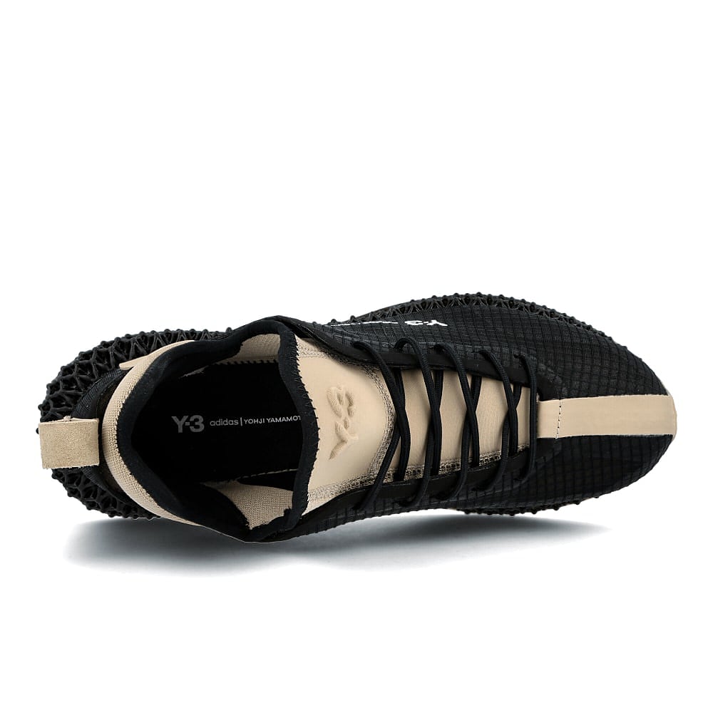 Y-3 runner 4d io Black-Trace Khaki-Footwear White Sneakers Detailfoto | Overkill