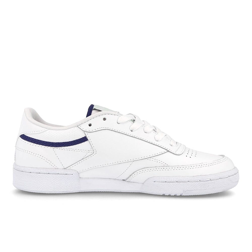 Reebok wmns club c 85 Footwear White / Dark Orchid / Aqua Dust Low Top Sneakers Silhouette | Overkill
