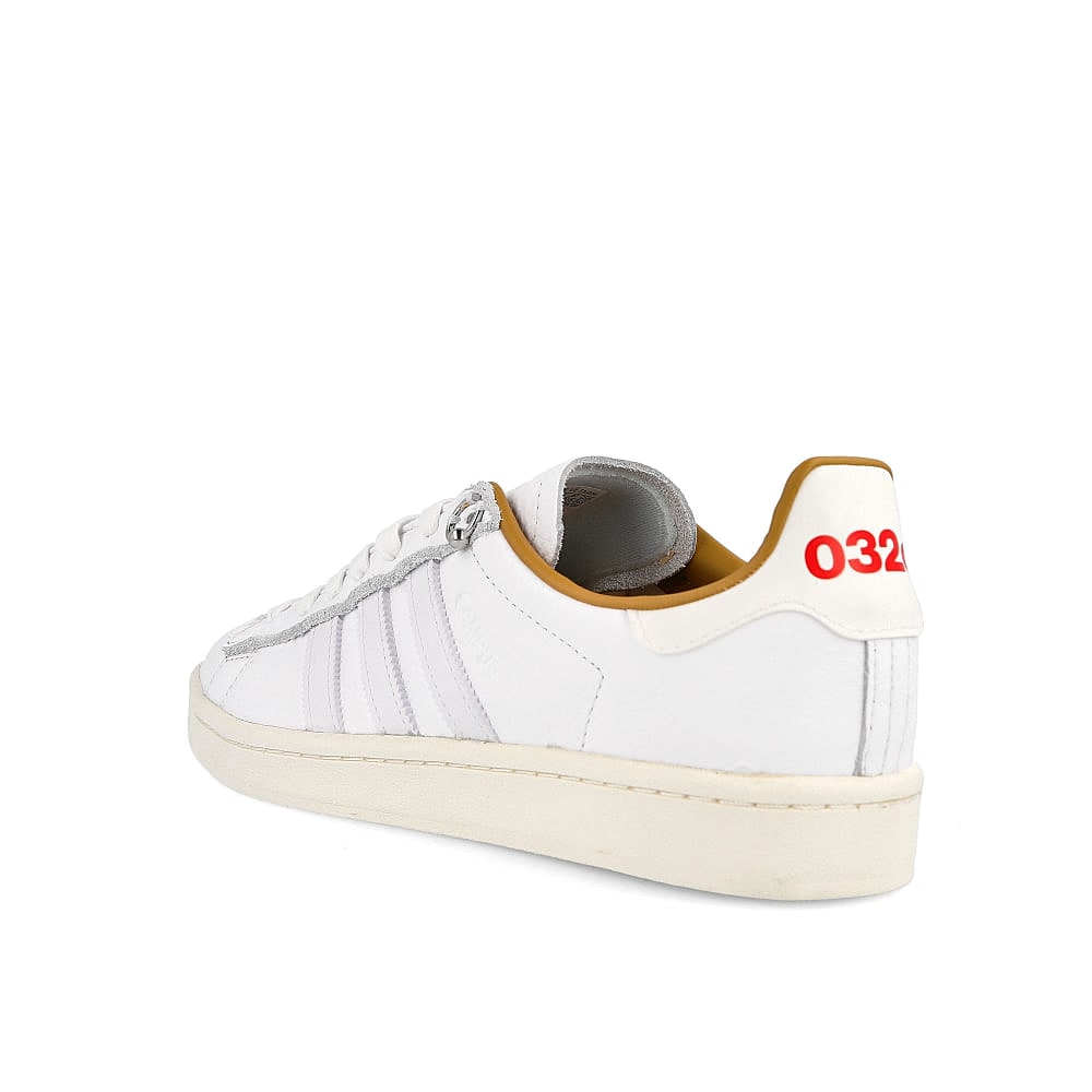adidas 032c x adidas Campus Prince Albert Footwear White-Footwear White-Footwear White Low Top Sneakers Material | Overkill