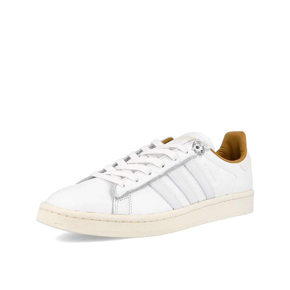 adidas 032c x adidas Campus Prince Albert Footwear White-Footwear White-Footwear White Low Top Sneakers Close Up | Overkill