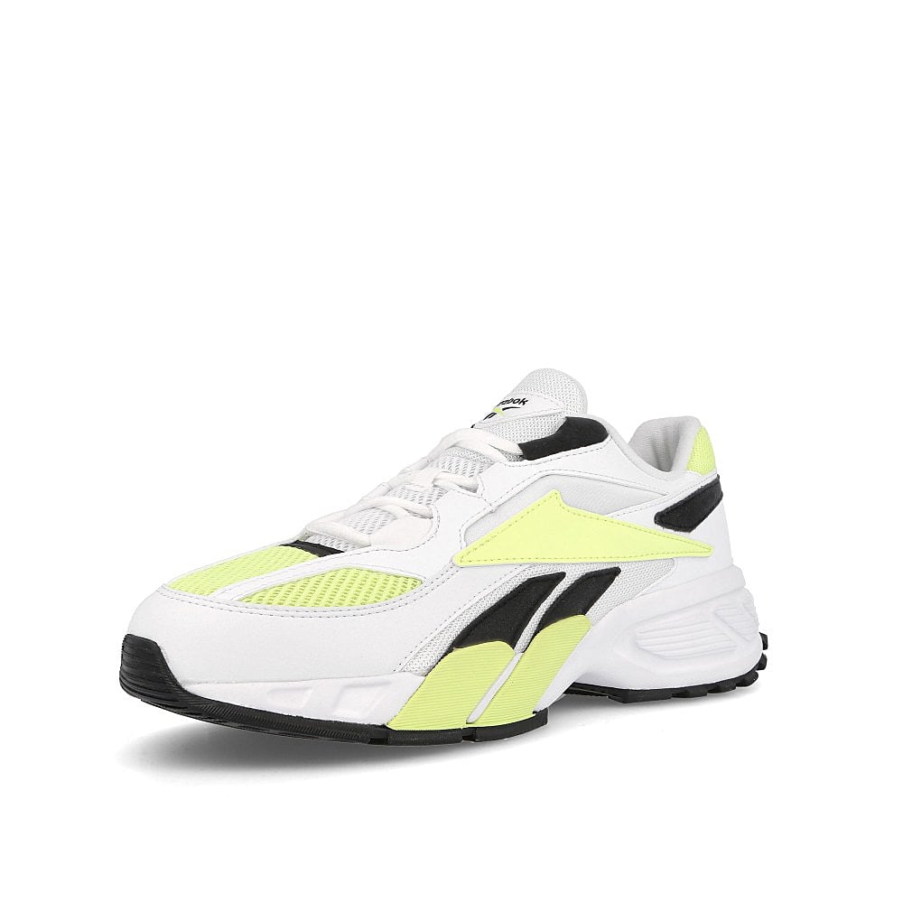 Reebok evzn Footwear White-Energy Glow-Core Black Sneakers Close Up | Overkill